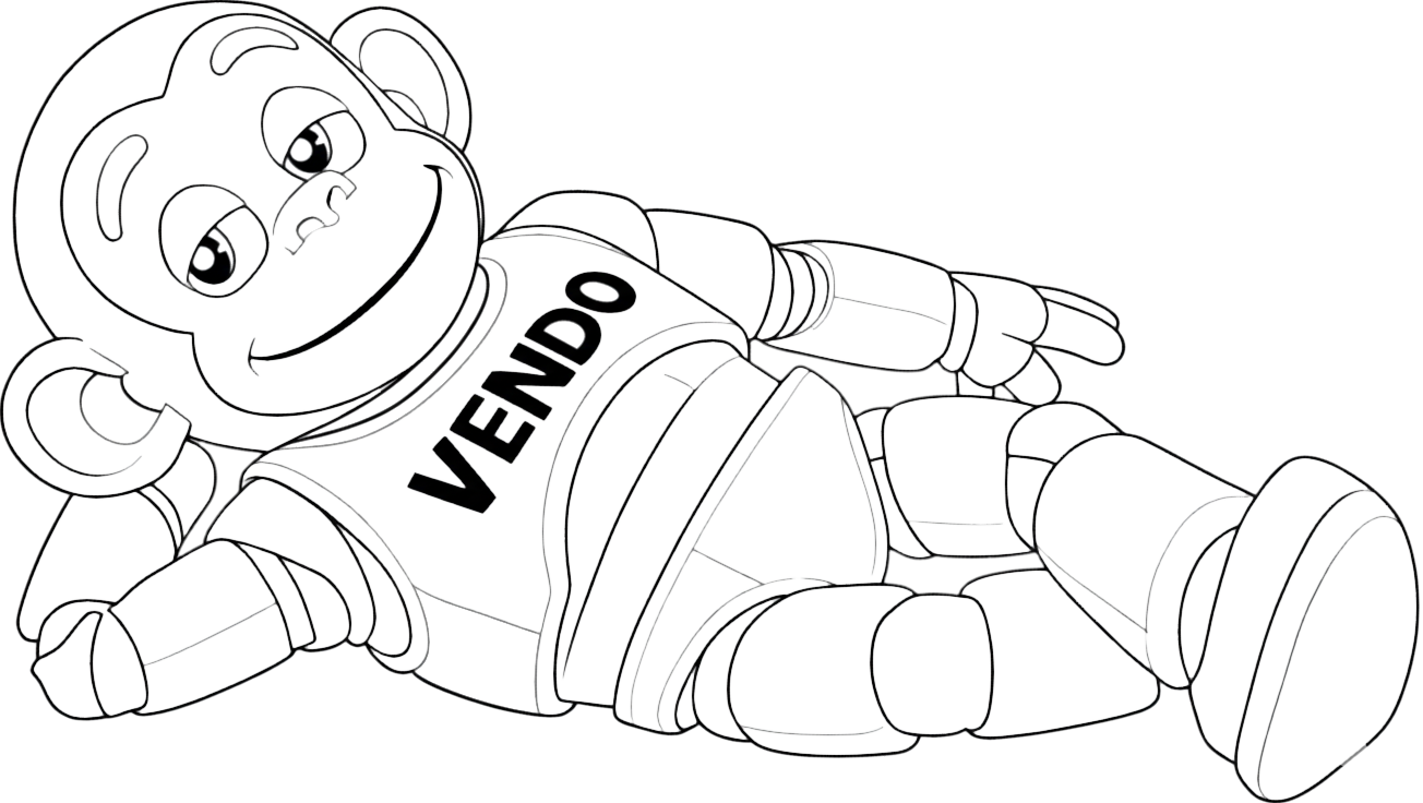 Vendo mascot character illustration